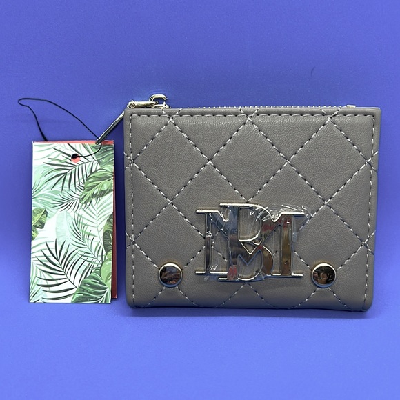 Badgley Mischka Bags Badgley Mischka Vegan Leather Taupe Short Card